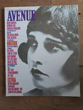 Vintage Dutch fashion glossy magazine AVENUE may 1978 - 70s lifestyle