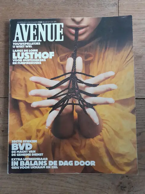 Vintage Dutch fashion glossy magazine AVENUE June 1978 - 70s lifestyle