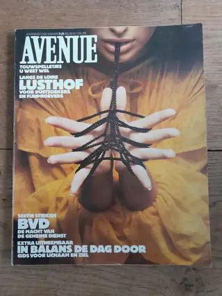 Vintage Dutch fashion glossy magazine AVENUE June 1978 - 70s lifestyle