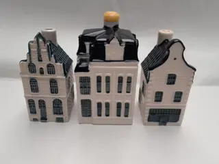 set van 3 KLM huisjes - Bols Amsterdam - Delfts Blauw - 22 36 91