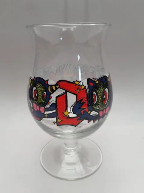 Duvel bierglas - glas - Loes van Delft - Limited Edition - Art Glass - Belgisch bier