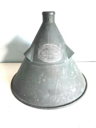 antieke koperen was stamper - was machine - The Swiftsure - Liverpool - The British Vacuum washer Co