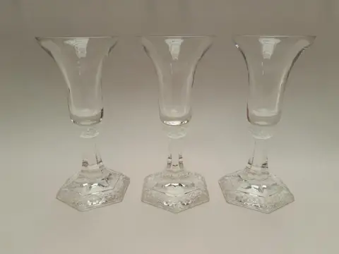 vintage Rosenthal Classic Rose glazen kandelaar - set van 3