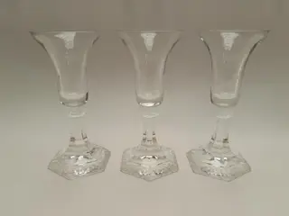 vintage Rosenthal Classic Rose glazen kandelaar - set van 3