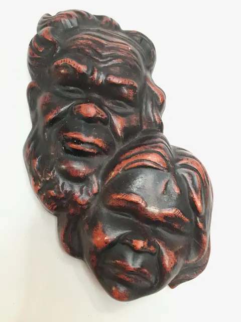 Vintage Takacs Aboriginal bust Head  Australia retro 1950s