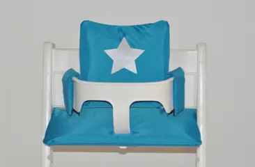 Kussenset voor stokke tripp trapp kinderstoel "Petrol Star"