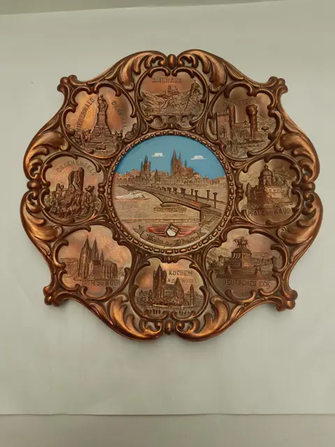 Vintage metalen wandbord Köln - Duitsland - souvenir
