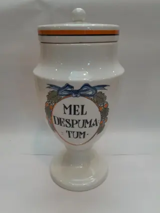 Honingpot - Mel Despumatum - apothekers pot - aardewerk