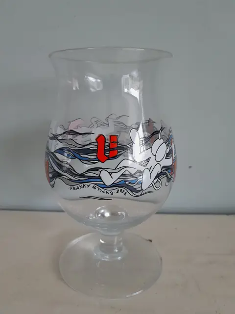 Duvel bierglas - glas - Franky Sticks - Limited Edition - Belgisch bier