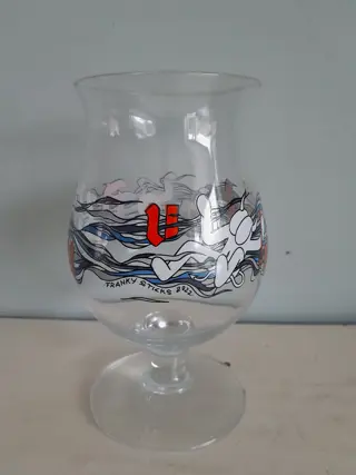 Duvel bierglas - glas - Franky Sticks - Limited Edition - Belgisch bier