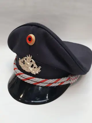 German Federal Firefighters service officers cap