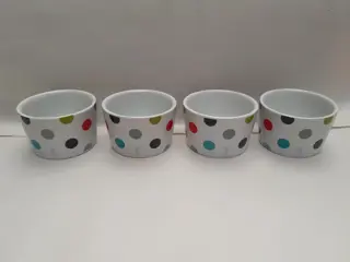 vintage Seletti kommen - ijs schalen McDonalds Italia - set van 4