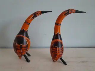 Kalebas vogels - Peru - set van 2