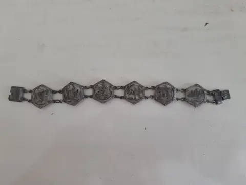 Vintage Egyptische zilveren armband