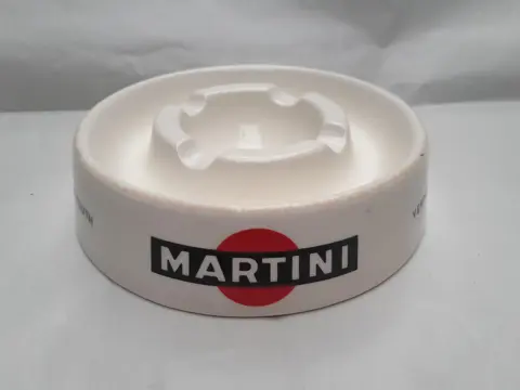 Vintage Martini asbak - Vermouth - Royal Sphinx Maastricht aardewerk