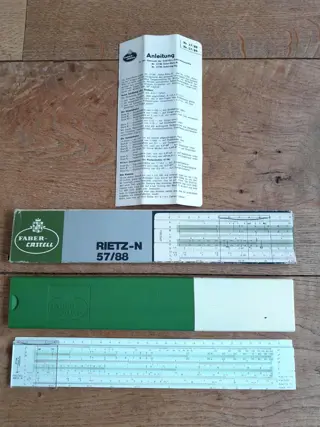 Faber Castell rekenliniaal Rietz-N 57/88 - slide rule