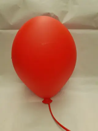 Vintage Ikea Dromminge balloon light - red