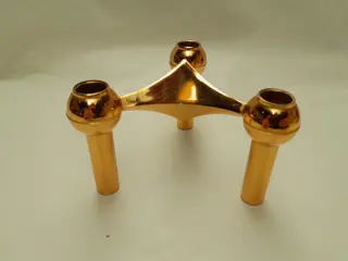 Vintage Nagel kandelaar - goudkleurig