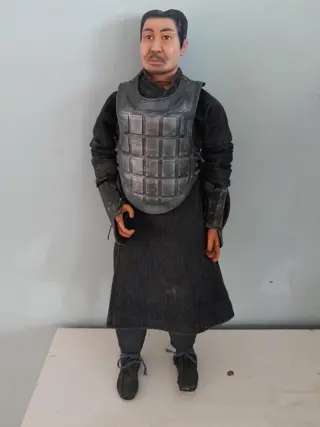 vintage action figure - ancient Chinese soldier - 1:6 scale - 30cm