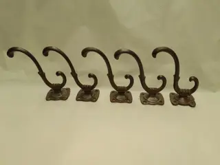 5 art deco kapstokhaken haken 1930s