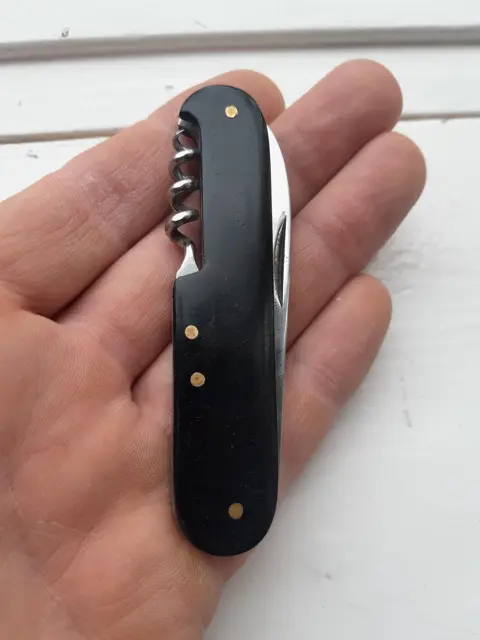 vintage black Gerlach pocket knife - Poland