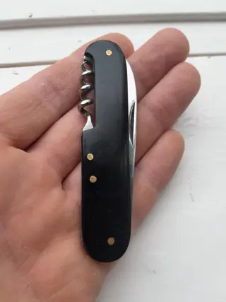 vintage black Gerlach pocket knife - Poland