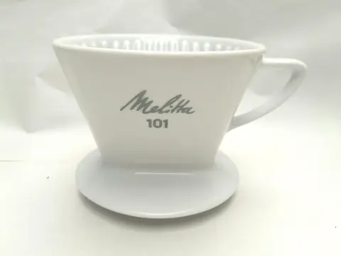Vintage Melitta 101 3-gaats porseleinen koffiedruppelaar - filter - theefilter
