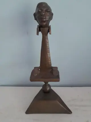 Bronzen beeld toetsenist muzikant Moderne kunst Surrealisme Abstracte kunst keyboard