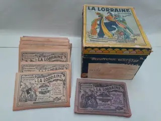 vintage antiek textielverf La Lorraine verfstof