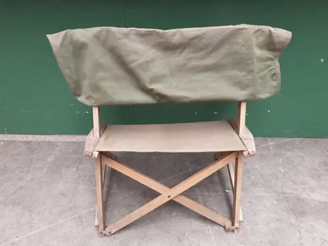 Vintage Praia Folding chair by Pier Giacomo Castiglioni for Gavina, Italy 1960s