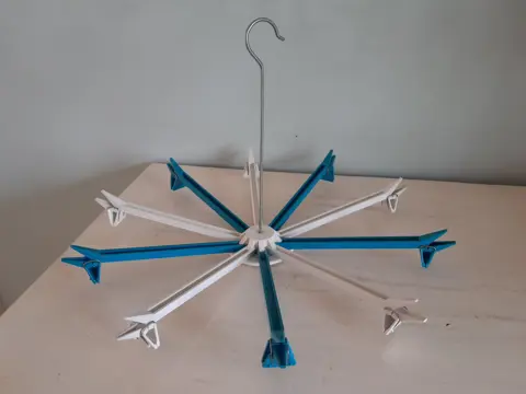 Vintage Novosec design sock holder - laundry spider