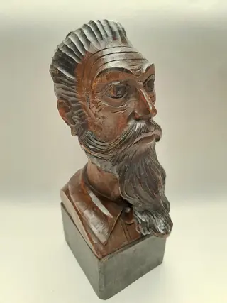 Don Quichot beeld houtsnijwerk Spanje Ouro Artesania