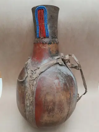 Old Tribal Ethiopian african jug.