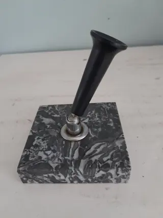 Art deco penhouder marmer en bakeliet