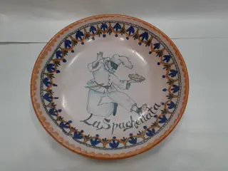 vintage Amalfitana ceramic plate bowl - La Spaghettata