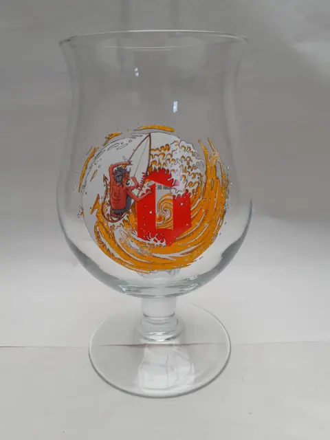 Duvel bierglas - glas - Tornado - Limited Edition - Belgisch bier - Kobe de Keyzer - Surfing