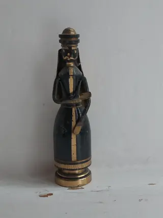 Vintage Hans Teppich beeldje - Judaica Bijbels bronzen beeldje - Israel - Joseph