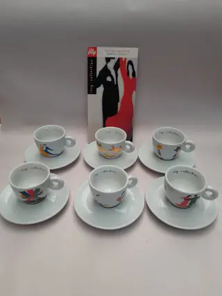 Illy collection 1999 espresso cups - Marco Lodola - Tazzine balarine
