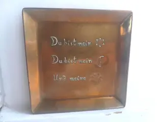 Brass trinket tray 1920’s Georg Von Mendelssohn