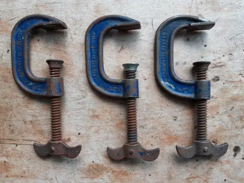 3 x vintage c klem 2 inch - west germany