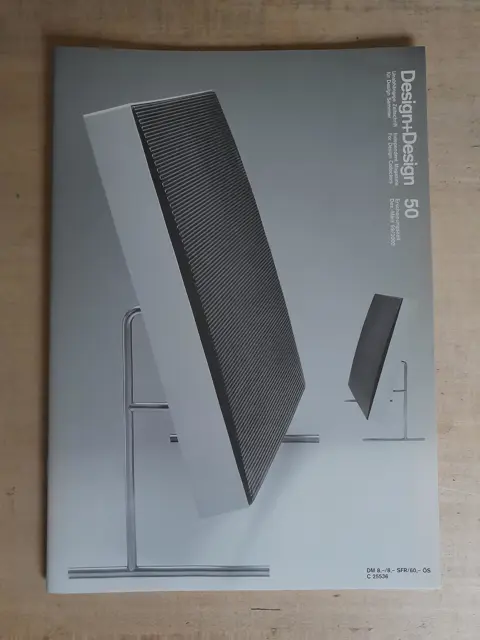 Design+Design 50 magazine - Braun loudspeaker - car hifi - design collectors - 90s