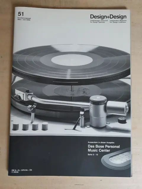 Design+Design 51 magazine - Braun - Bose - design collectors - 2000