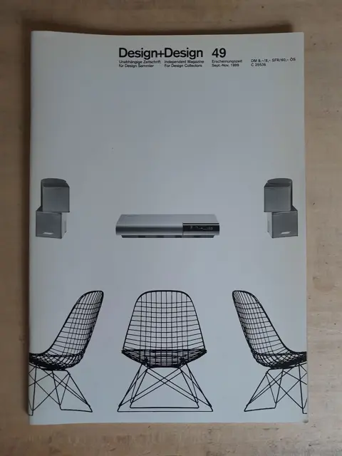 Design+Design 49 magazine - Braun - Bose - Eames - design collectors - 90s