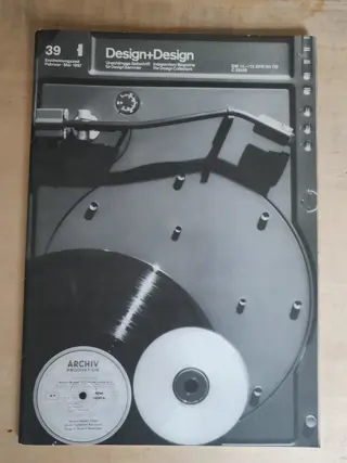 Design+Design 39 magazine - Braun record player - wall clocks - design collectors - 90s