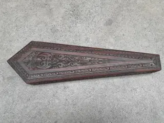 Antique Wooden jepara Box, Colonial Art Deco Carved Hardwood Box, Vintage Trinket Box, Indonesian Javanese Carved Wood