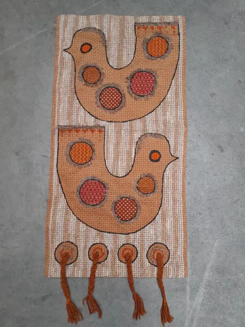 vintage wandkleed vogels - Scandinavisch