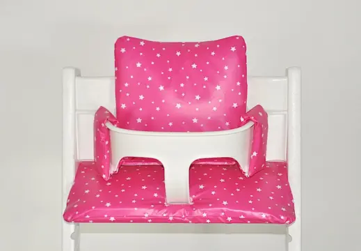 Stokke tripp trapp gecoate stoelverkleiner kussen Stars Pink