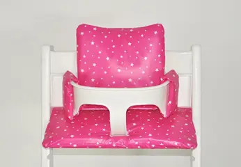 Stokke tripp trapp gecoate stoelverkleiner kussen Stars Pink