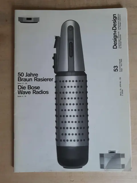 Design+Design 53 magazine - Braun shaver - design collectors - 90s
