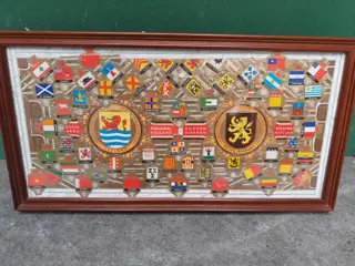 Vintage dienblad sigarenbandjes - Zeeland - Noord-Brabant - Hudson sigaren